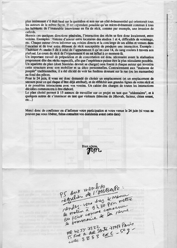 Circulaire 1 verso